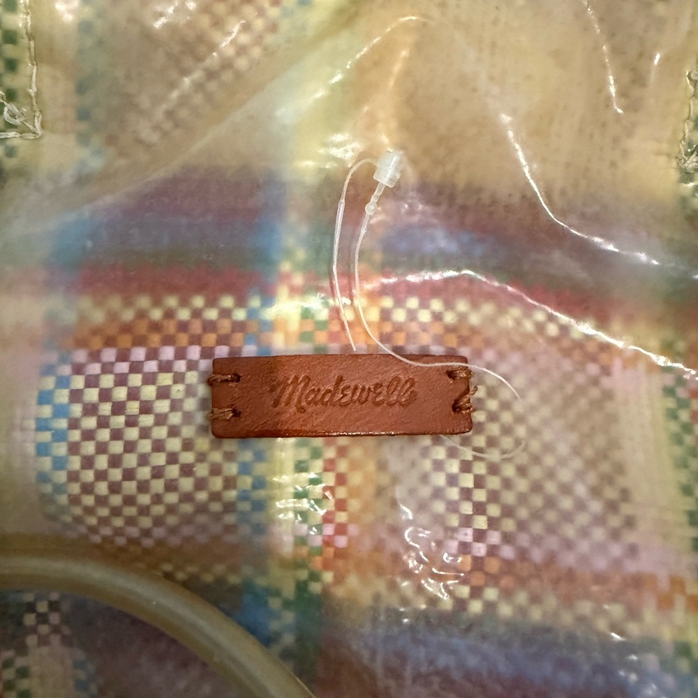 Madewell Plaid Tote Bag - Picture 4 of 4